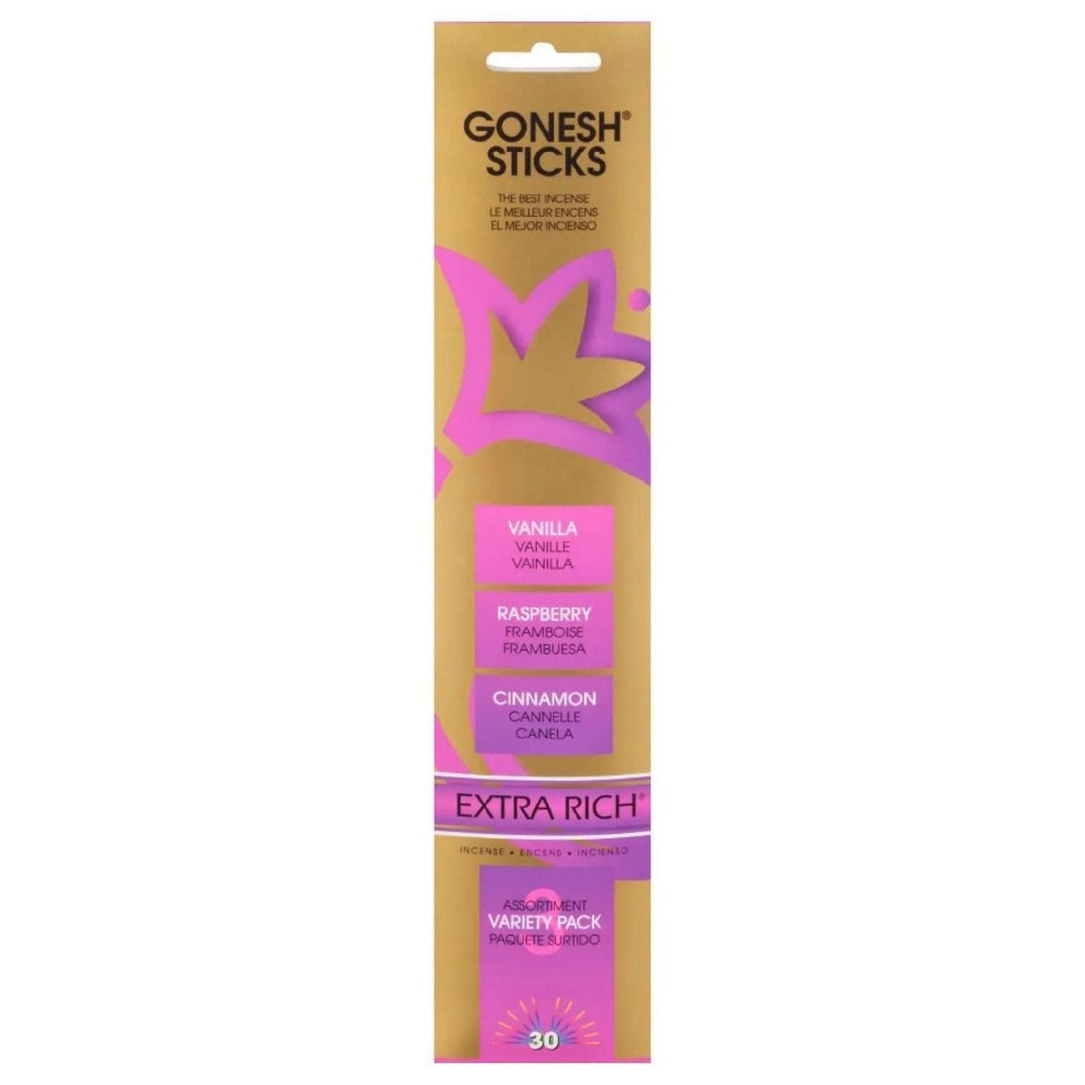 Gonesh Stick Extra Rich Variety 3 20 Piece