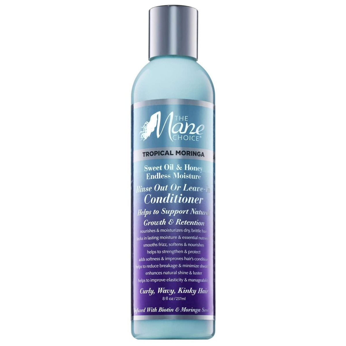 The Mane Choice Tropical Moringa Sweet Oils Leave-In Conditioner 8 Oz