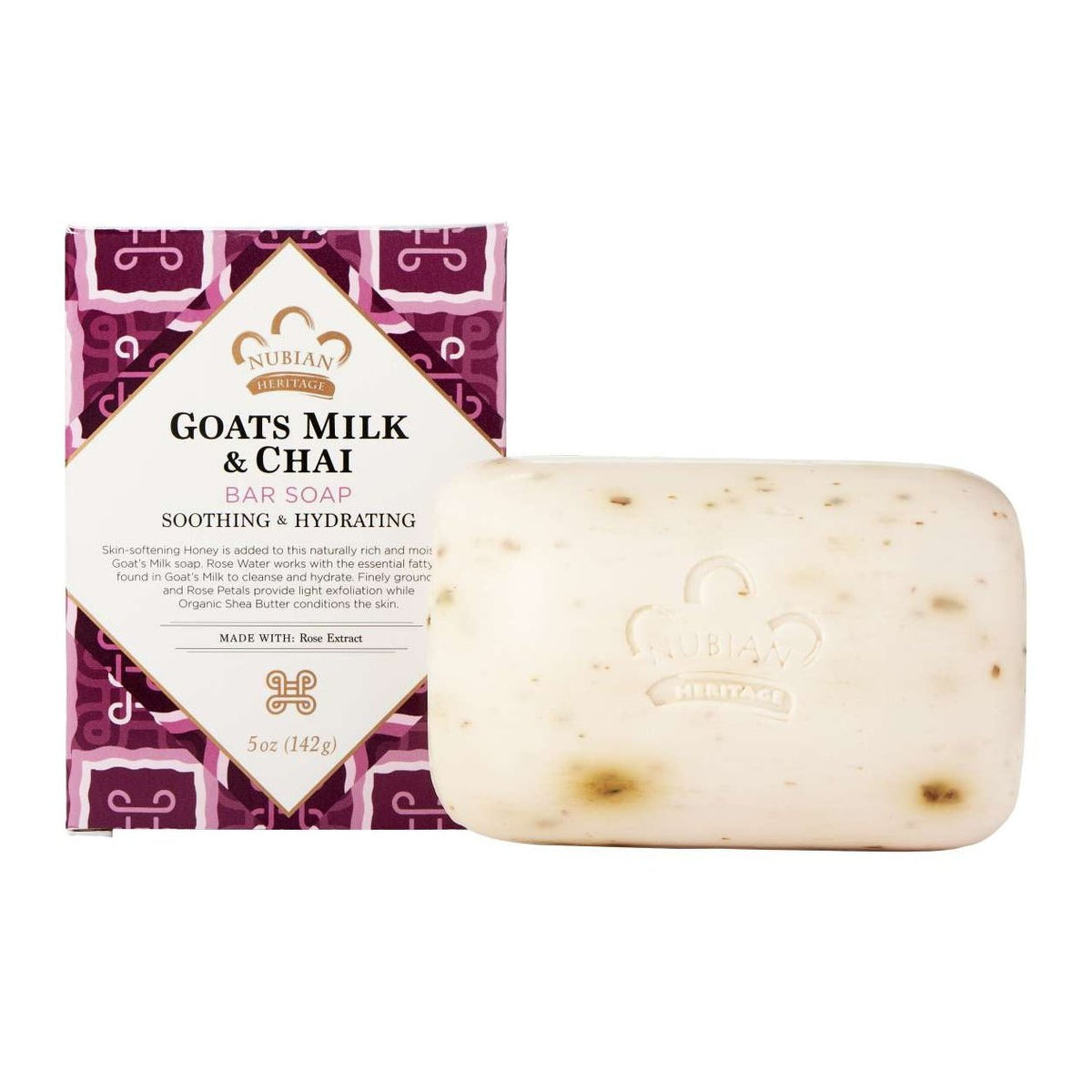 Nubian Heritage Nubian Soap Goats Milk Chai 5 Oz