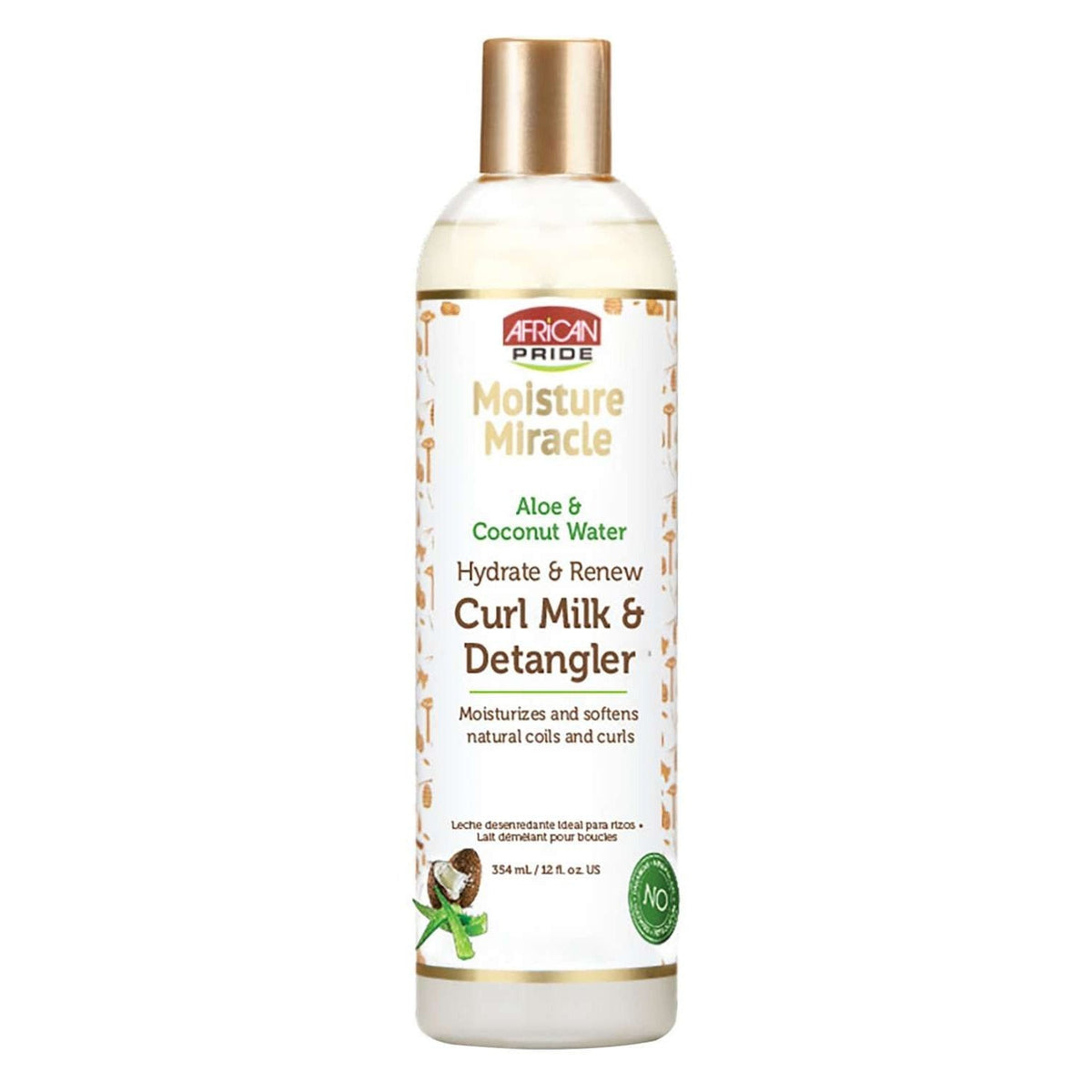 African Pride Moisture Miracle Hydrate Renew Curl Milk Detangler