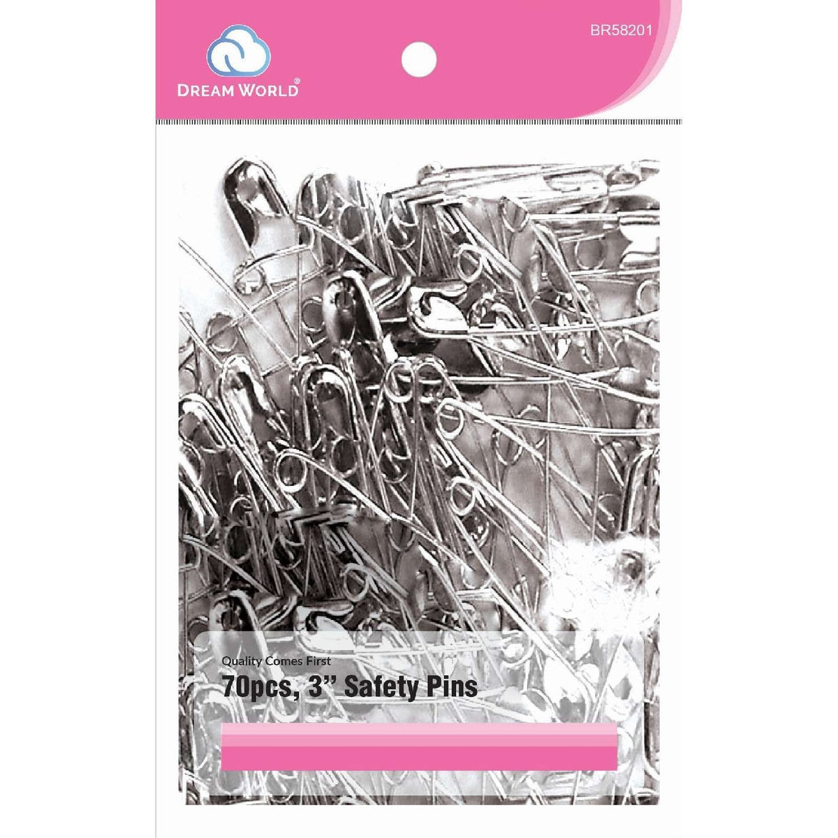 Brittny Safety Pin 3 -70Pack