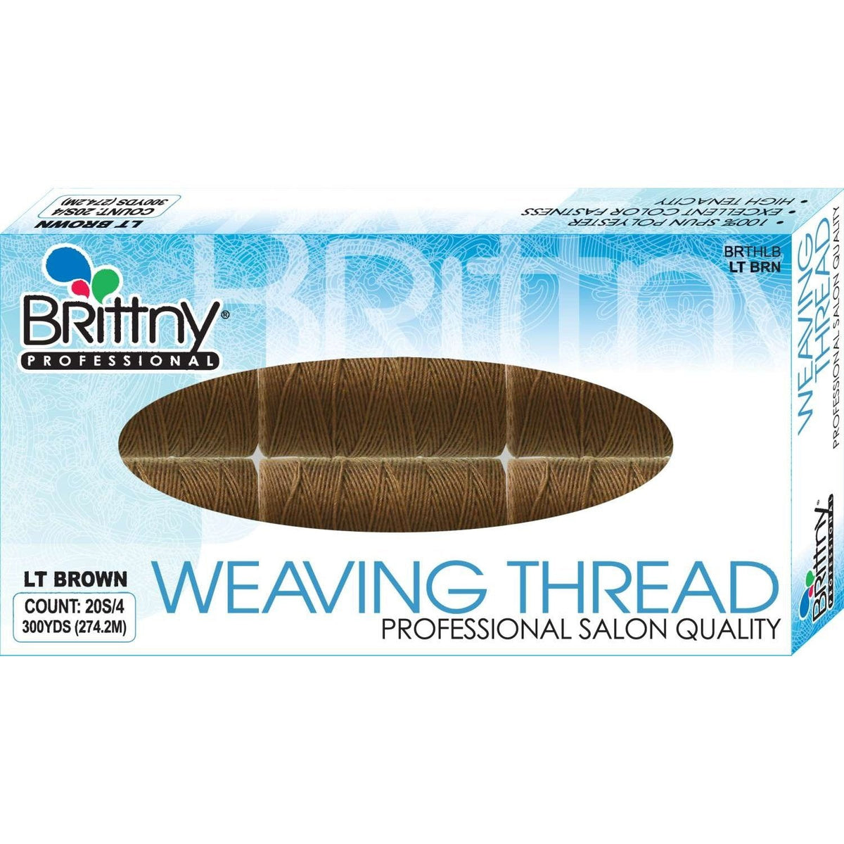 Brittny Weaving Thread 300 Yards Light Brown