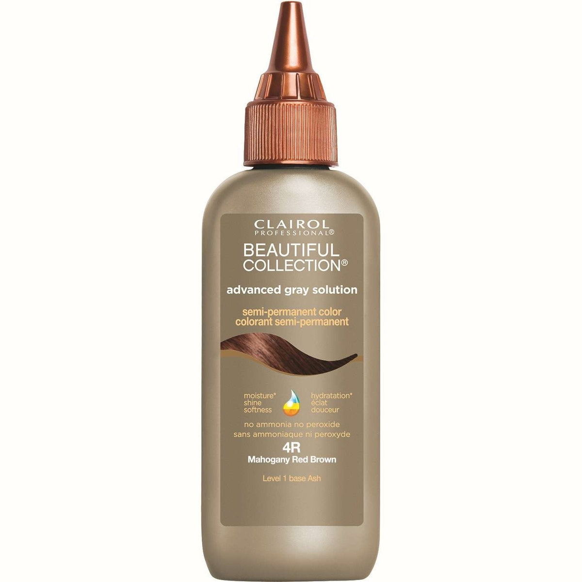 Beautiful Collection Advanced Gray Solution 4R Mahogany Red Brown