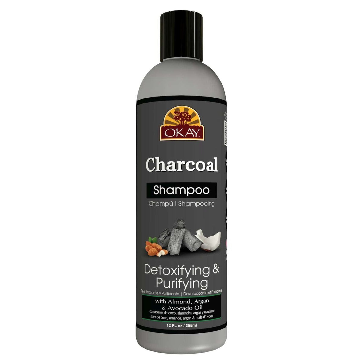 Okay Charcoal Shampoo Detoxifying Purifying