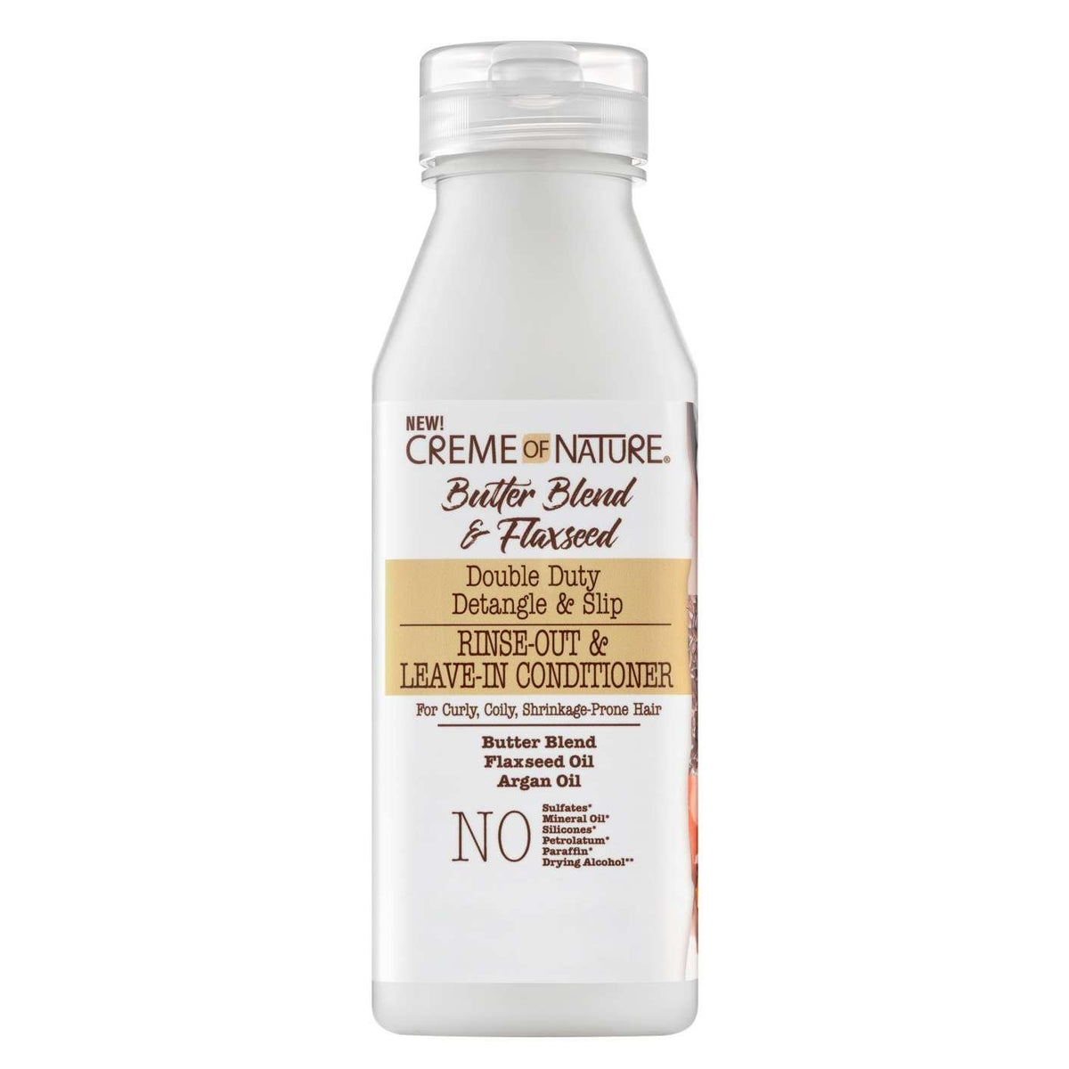 Creme Of Nature Butter Blend Flaxseed Detangle Slop Leave In Conditioner
