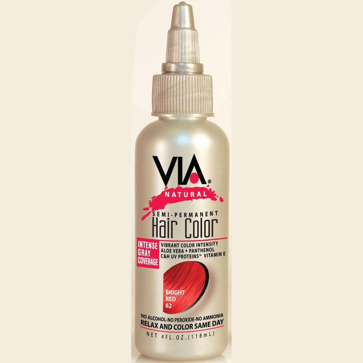 Via Natural Hair Color 062 Bright Red