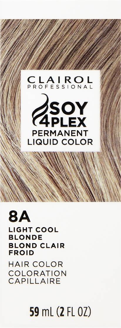 CLAIROL PERMANENT LIQUID 8A LIGHT COOL BLONDE