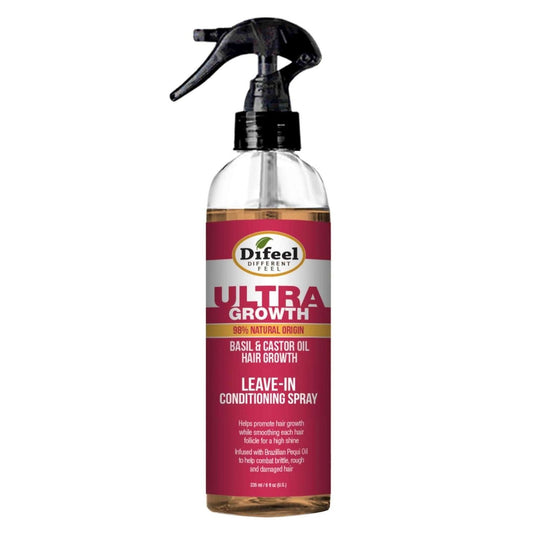 Sunflower Difeel Ultra Growth Leave In Conditioning Spray With Basil  Castor Oil 6 Oz