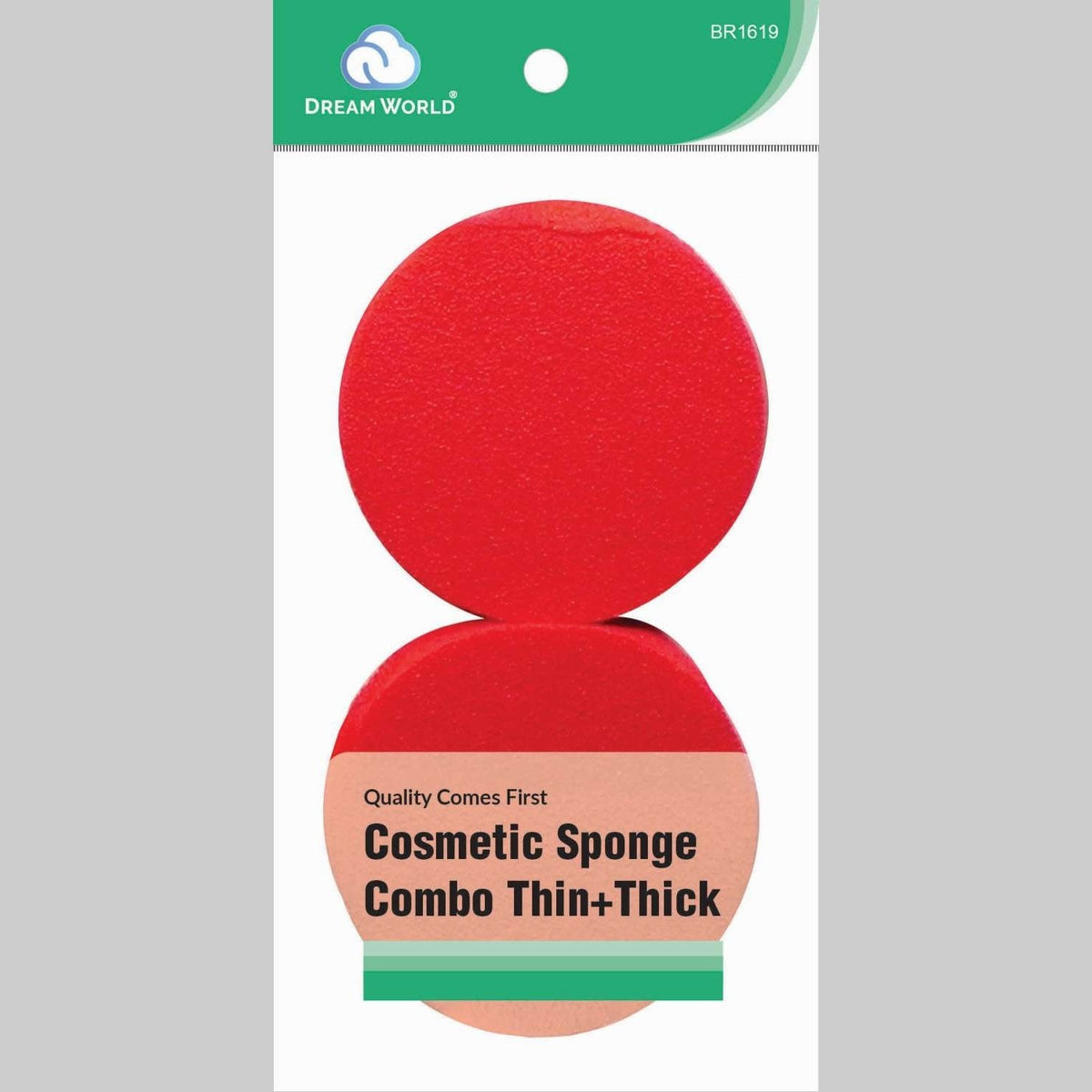 Brittny Cosemtic Sponge Rubber Red 2-Piece Pack
