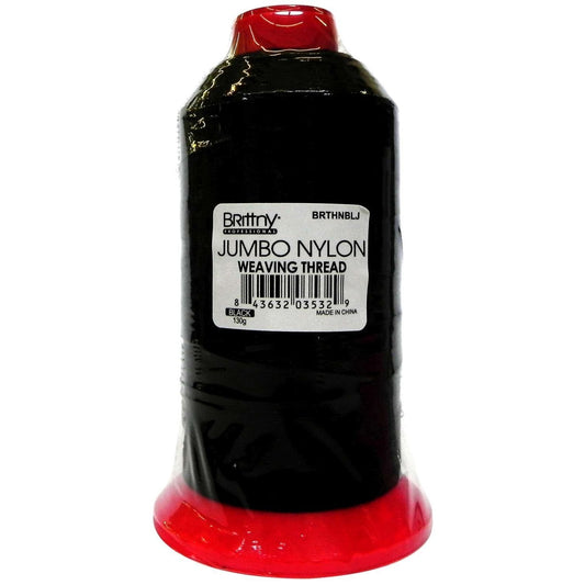 Brittny Jumbo Nylon Weaving Thread  Black